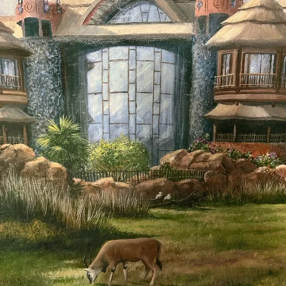 Larry DodsonDisney’s Animal Kingdom Lodge, Framed, Signed and Numbered